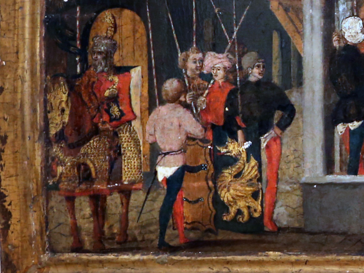 "Storia di Traiano e la vedova" opera del 1440 attribuita a Giovanni di ser Giovanni detto Lo Scheggia
